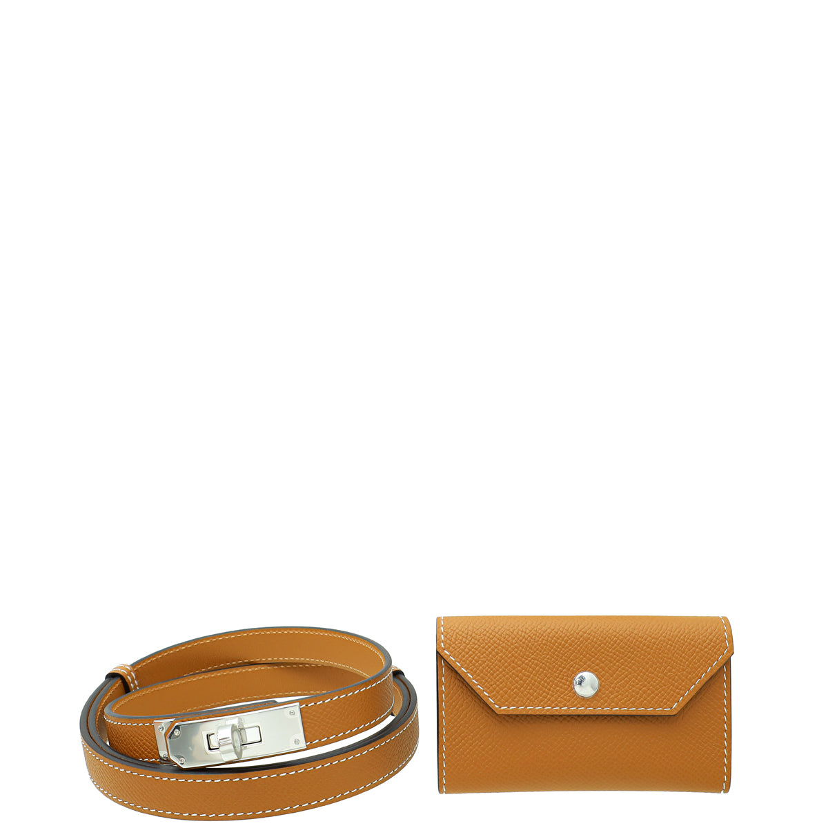Hermes Natural Kelly Pocket 18 Belt-Hermes-THE CLOSET