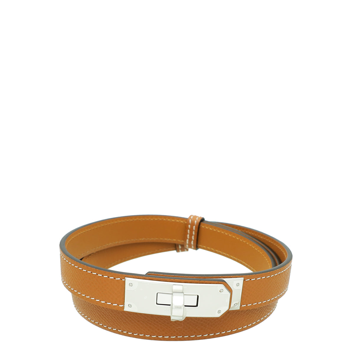 Hermes Gold Kelly 18mm Belt-Hermes-THE CLOSET