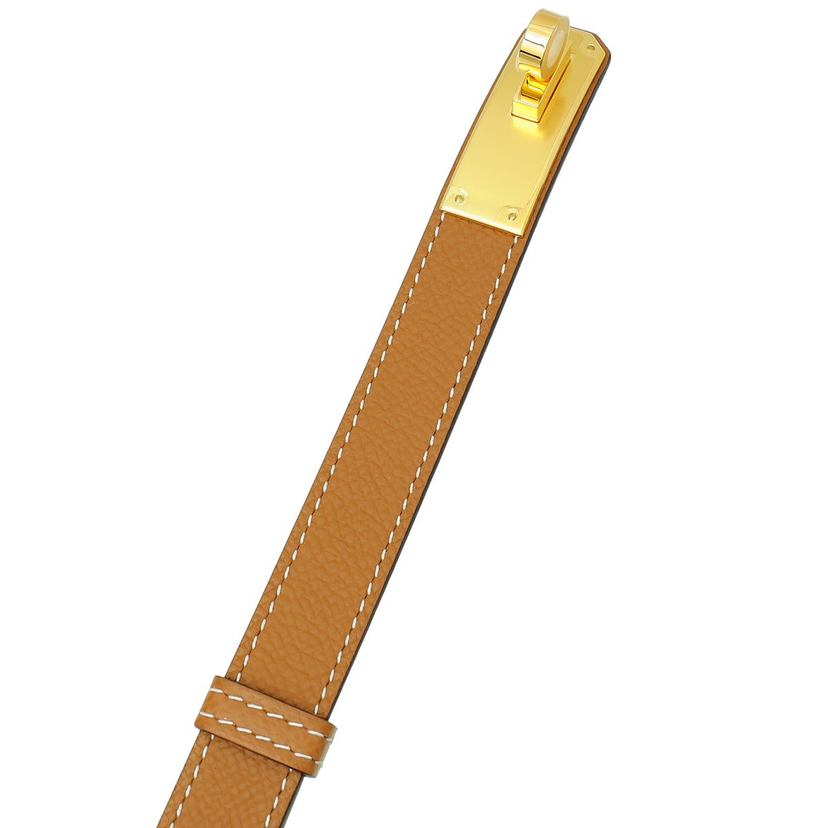 Hermes Gold Kelly 18mm Belt