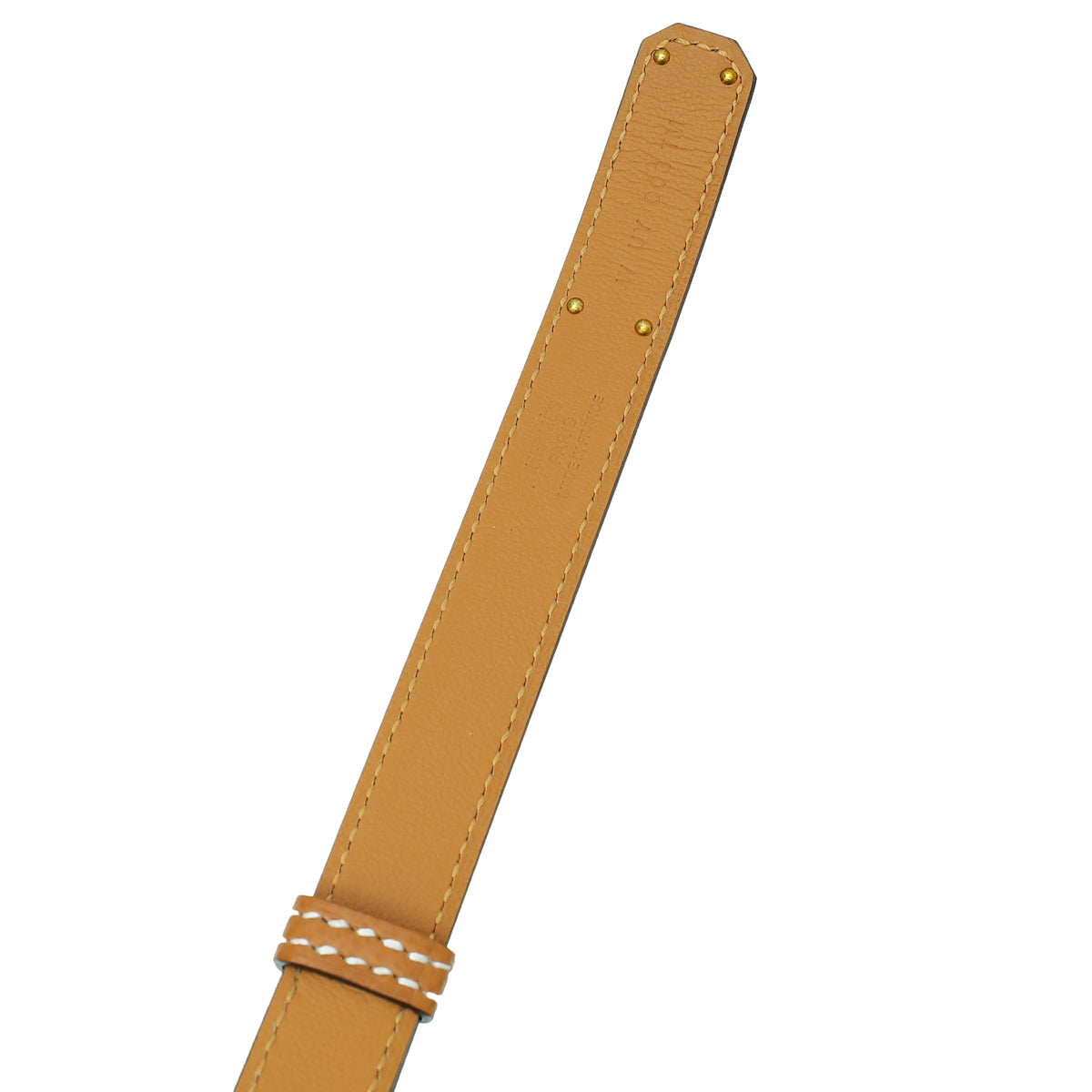 Hermes Gold Kelly 18mm Belt