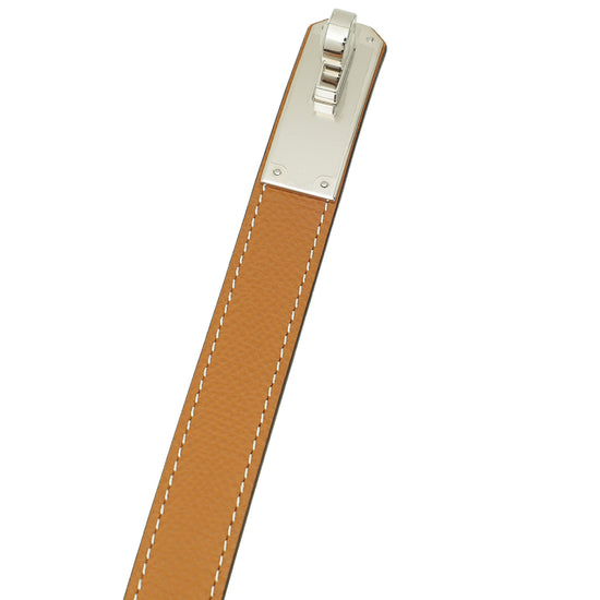 Hermes Gold Kelly Pocket Belt