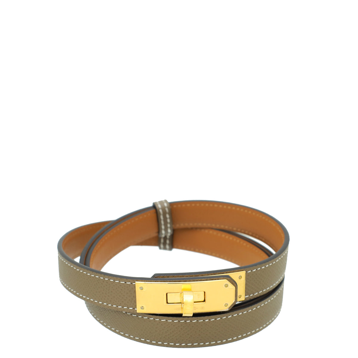 Hermes Etoupe Kelly 18mm Belt-Hermes-THE CLOSET