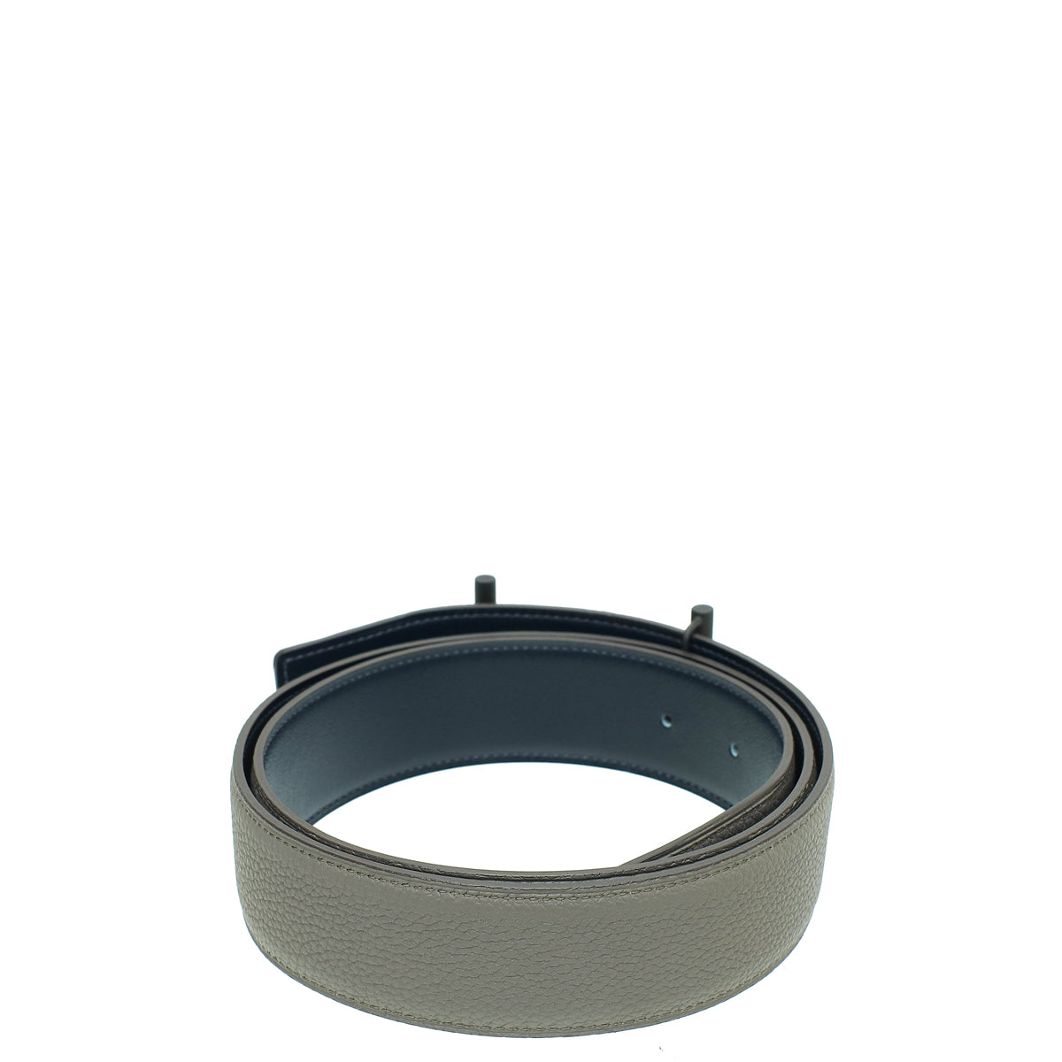 Hermes Bicolor Rider Belt Buckle & Reversible Leather Strap 38mm-Hermes-THE CLOSET