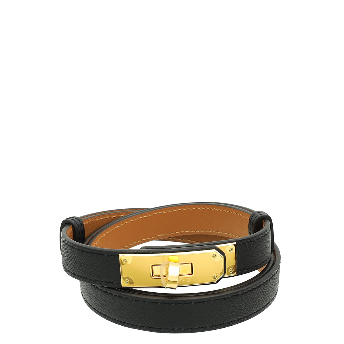 Hermes Noir Kelly 18 Belt