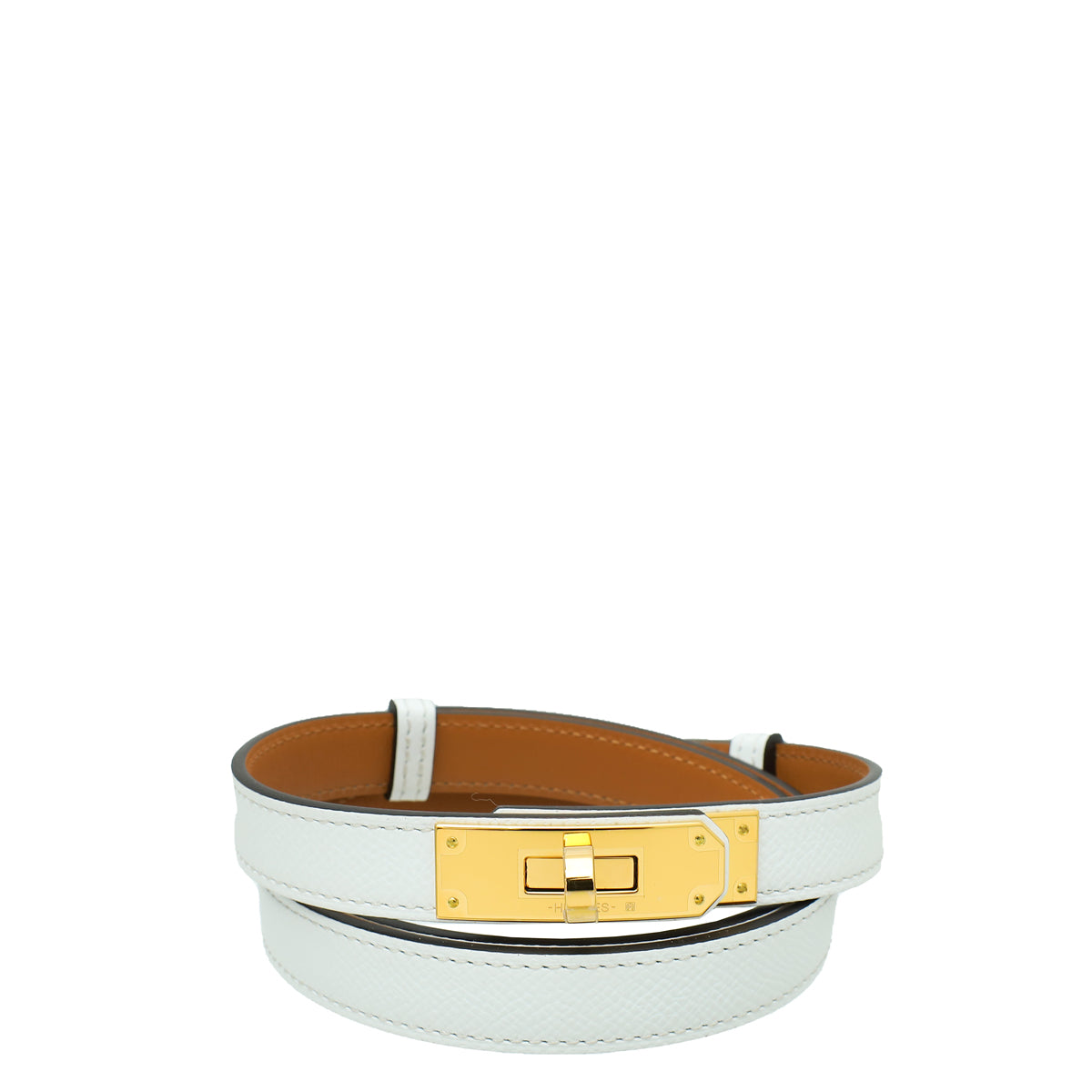 Hermes Blanc Kelly 18 Belt-Hermes-THE CLOSET