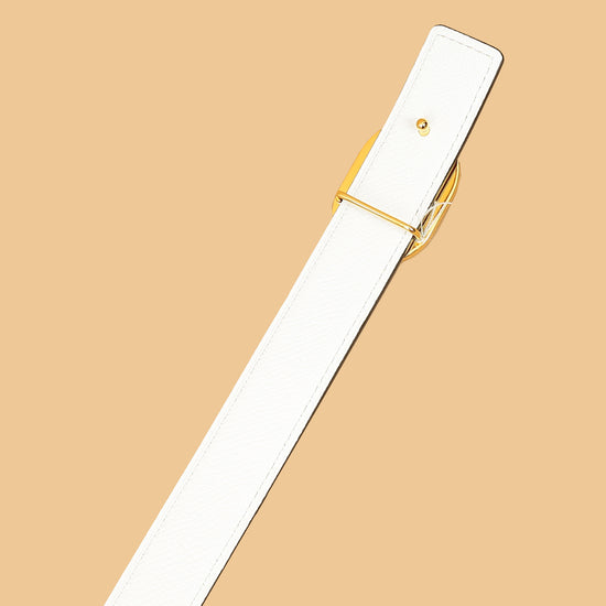 Hermes Bicolor Reversible Rivage Print Buckle 24mm Belt-Hermes-THE CLOSET