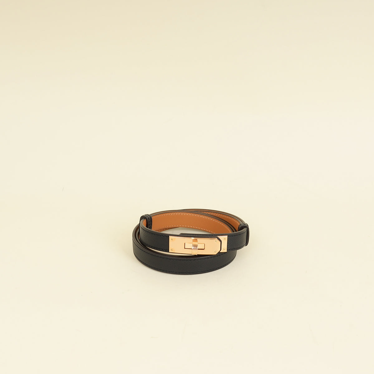 Hermes Noir Kelly 18 Belt-Hermes-THE CLOSET