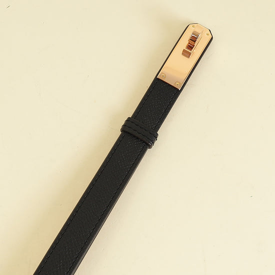Hermes Noir Kelly 18 Belt-Hermes-THE CLOSET