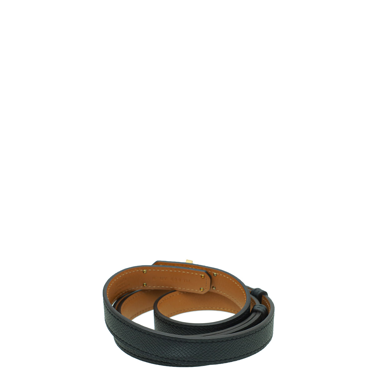 Hermes Noir Kelly 18 Adjustable Belt-Hermes-THE CLOSET