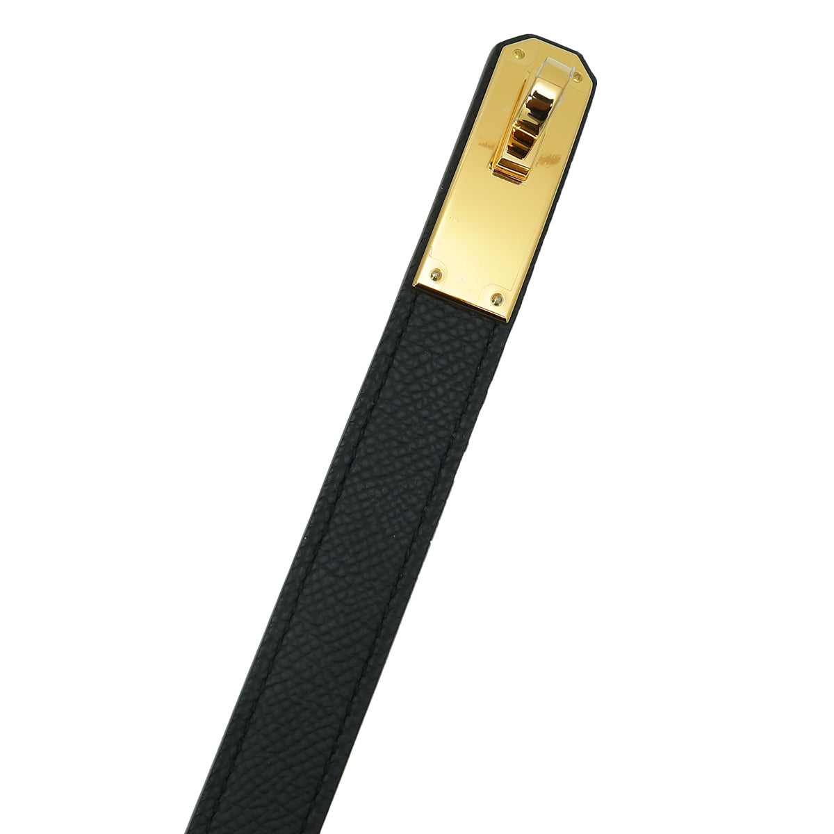 Hermes Noir Kelly 18 Adjustable Belt