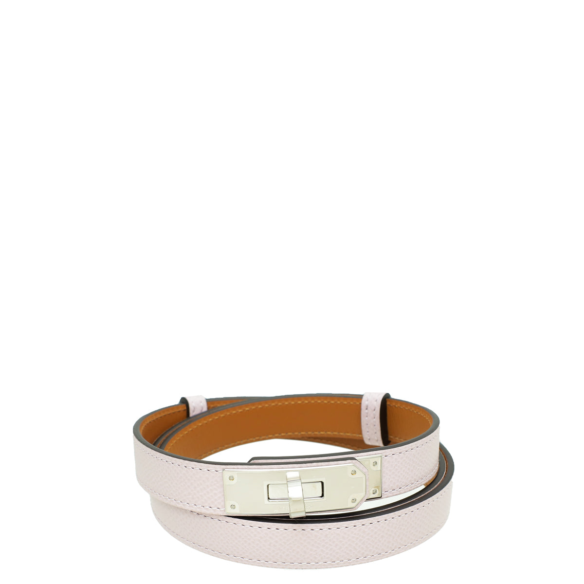 Hermes Pale Mauve Kelly 18 Belt-Hermes-THE CLOSET