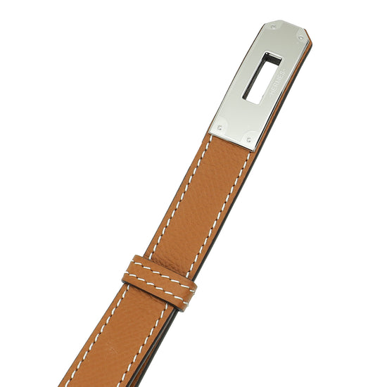 Load image into Gallery viewer, Hermes Gold Kelly 18 Belt
