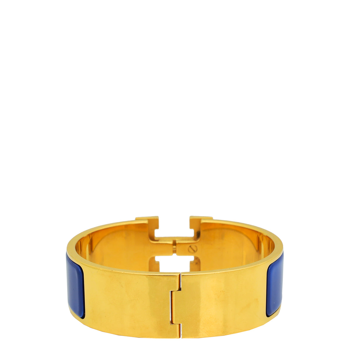 Hermes Saphire Blue Clic Clac H Bracelet