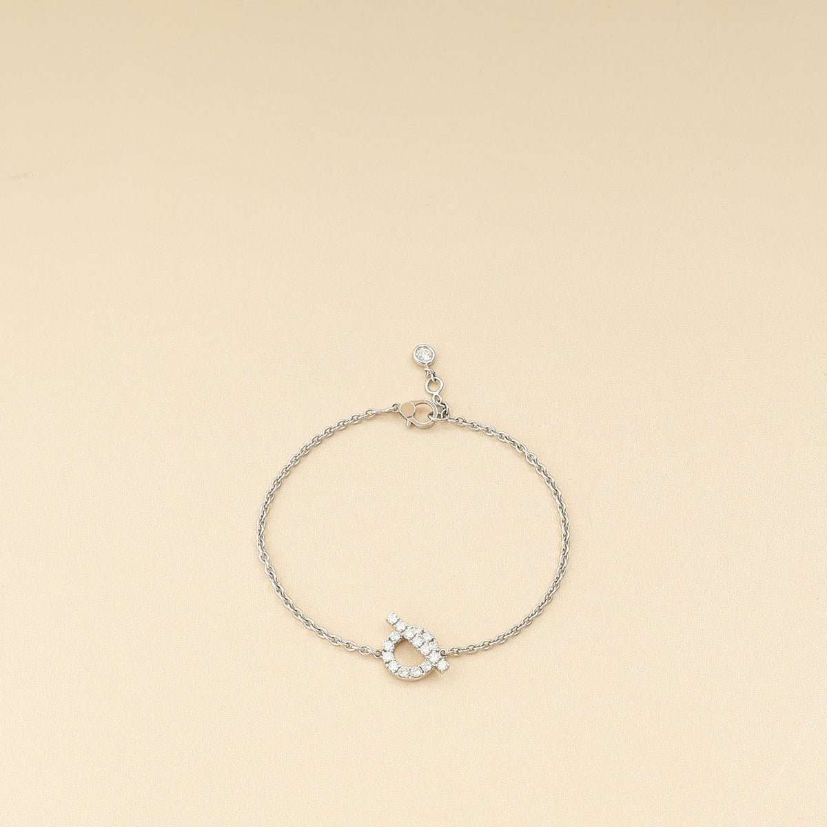 Hermes 18K White Gold Finesse Diamond Bracelet-Hermes-THE CLOSET