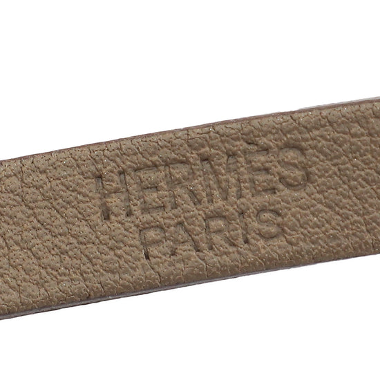 Hermes Bicolor Behapi Double Tour Bracelet