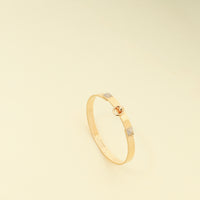 Hermes 18K Rose Gold Collier de Chien w/Diamond Small Model Bracelet