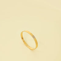 Hermes 18K Pink Gold Diamond H D'Ancre Small Model Bracelet