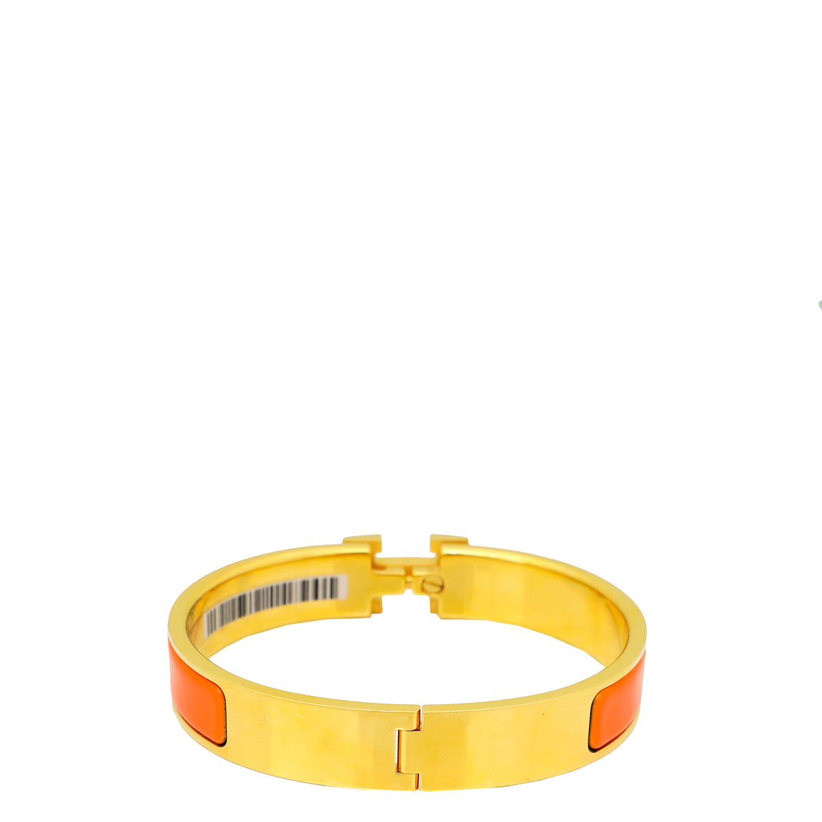 Hermes Orange Clic H Bracelet-Hermes-THE CLOSET