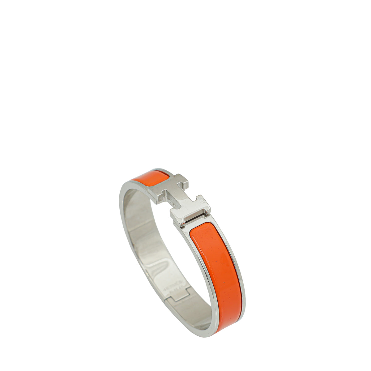 Hermes Orange Clic H PM Bracelet