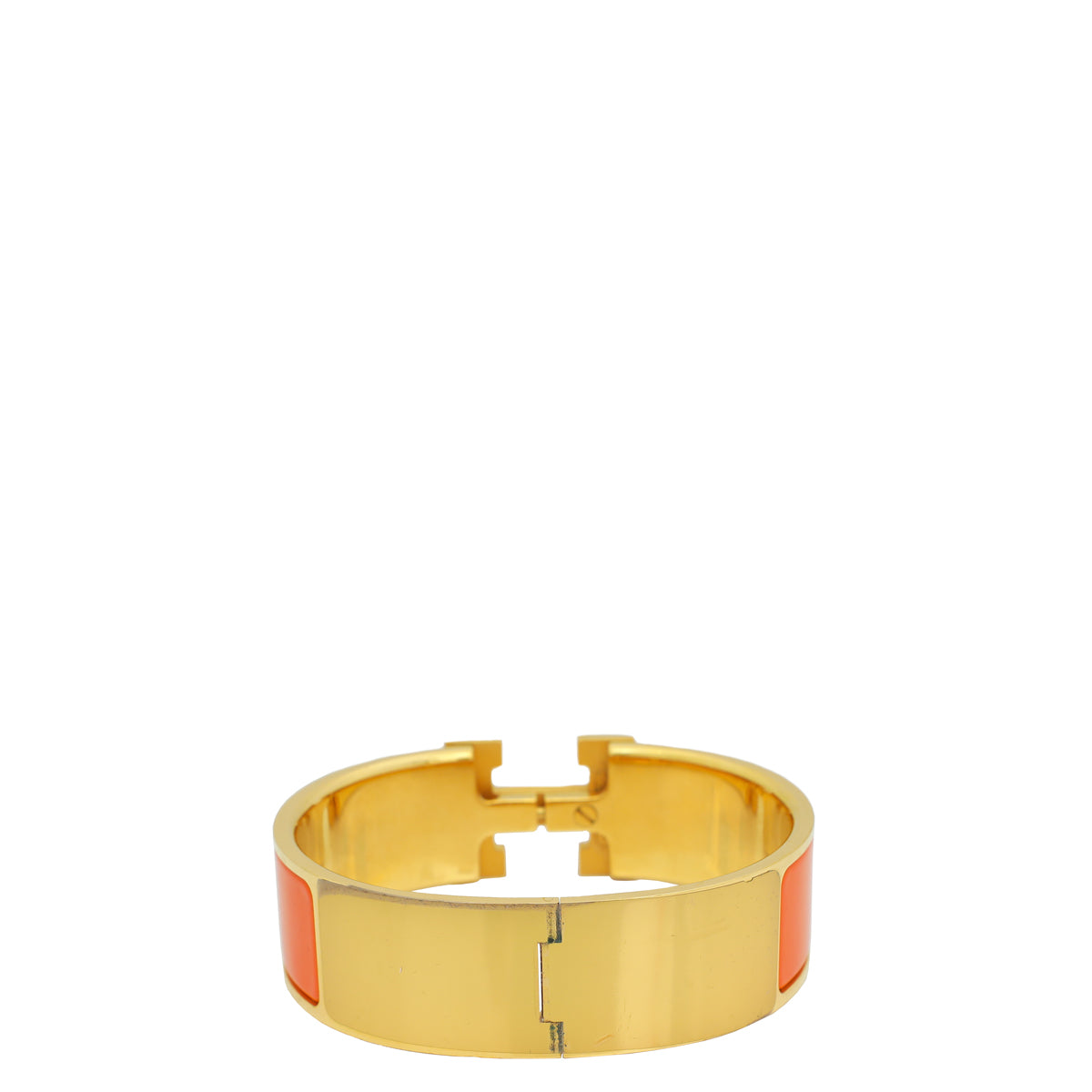 Hermes Orange Clic Clac GM Bracelet