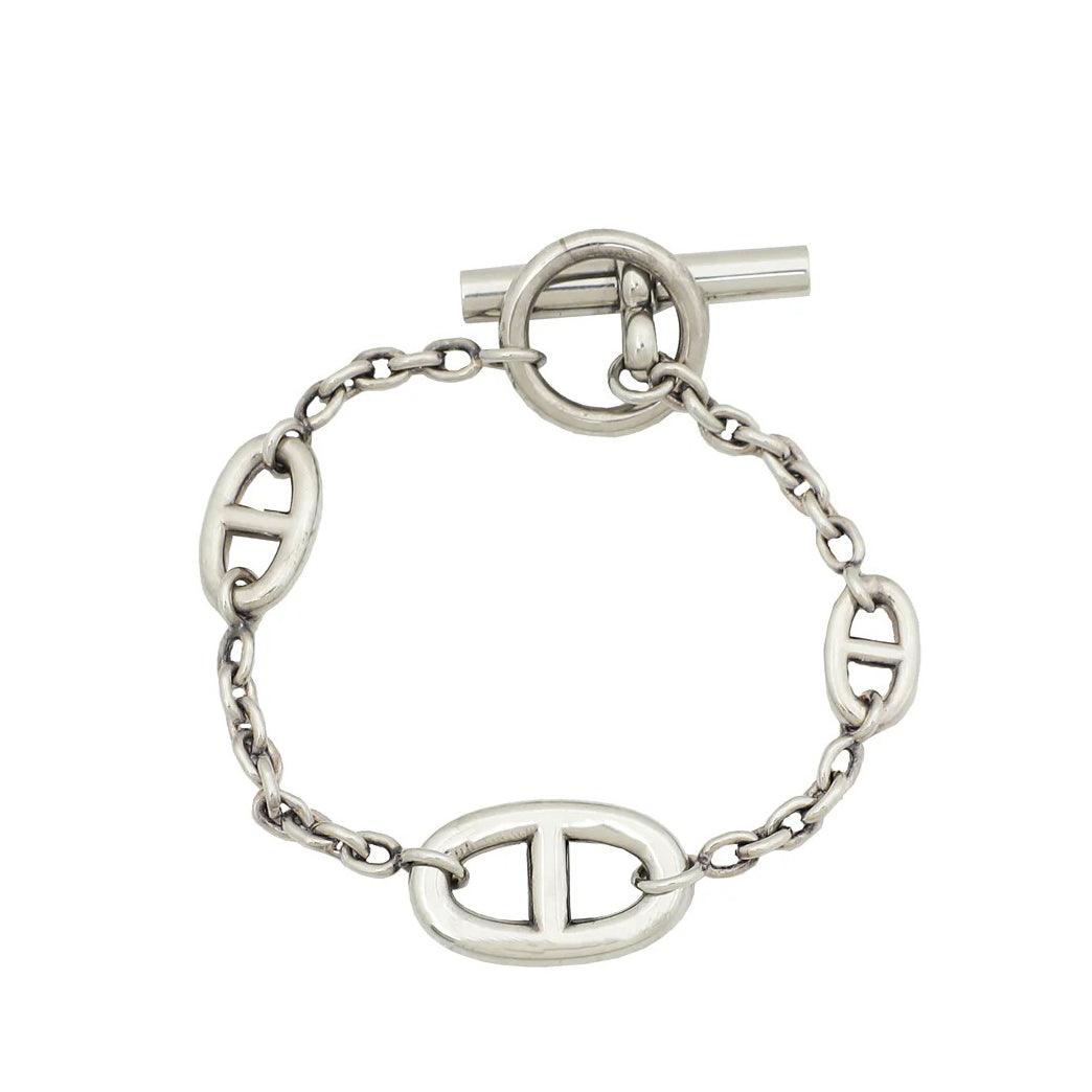Hermes Sterling Silver Farandole Bracelet-Hermes-THE CLOSET