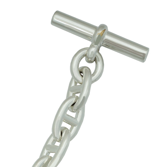 Load image into Gallery viewer, Hermes Sterling Silver Chaine D&amp;#39;Ancre Bracelet 17
