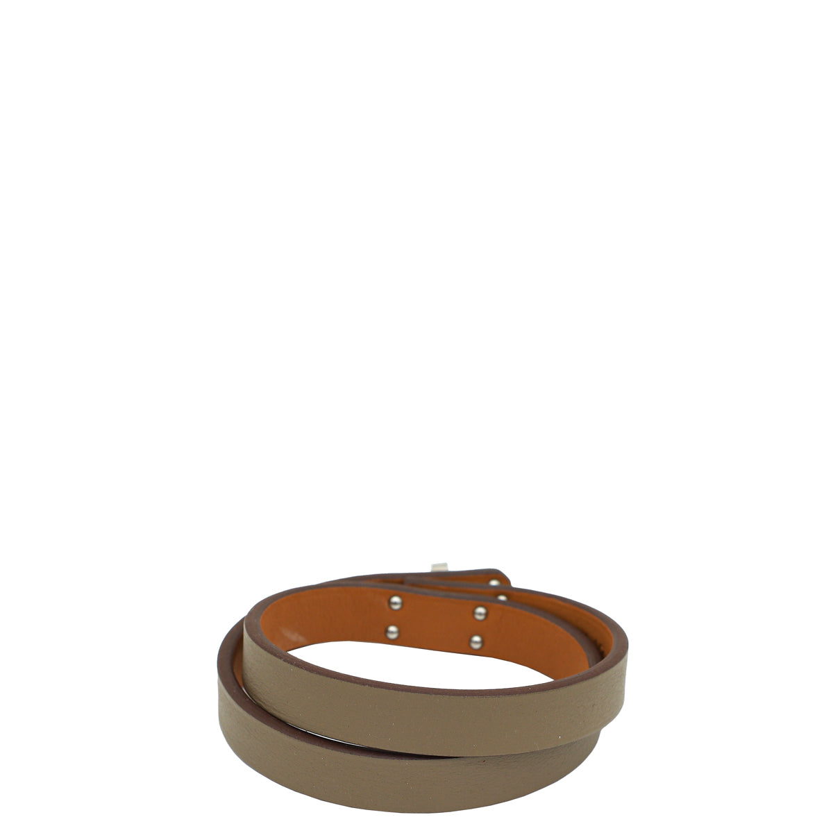 Hermes Etoupe Mini Kelly Double Tour Bracelet-Hermes-THE CLOSET