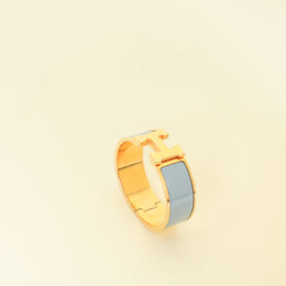Hermes Bleu Lin Clic Clac PM Bracelet