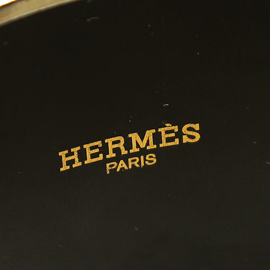 Hermes Bicolor Enamel Extra Wide Bangle