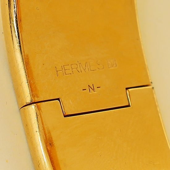 Hermes Green Clic Clac H Bracelet