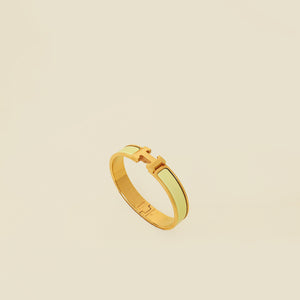 Hermes Jaune Poussin Clic H GM Bracelet