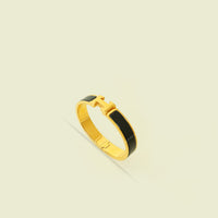Hermes Black Clic H Bracelet