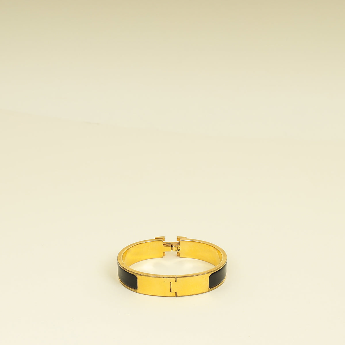 Hermes Black Clic H Bracelet