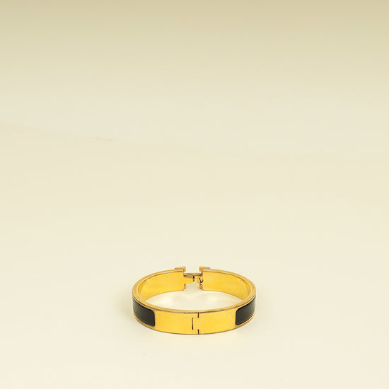 Hermes Black Clic H Bracelet