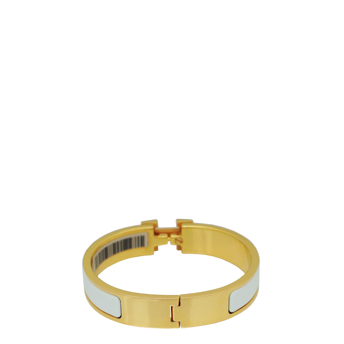 Load image into Gallery viewer, Hermes White Clic H Bracelet

