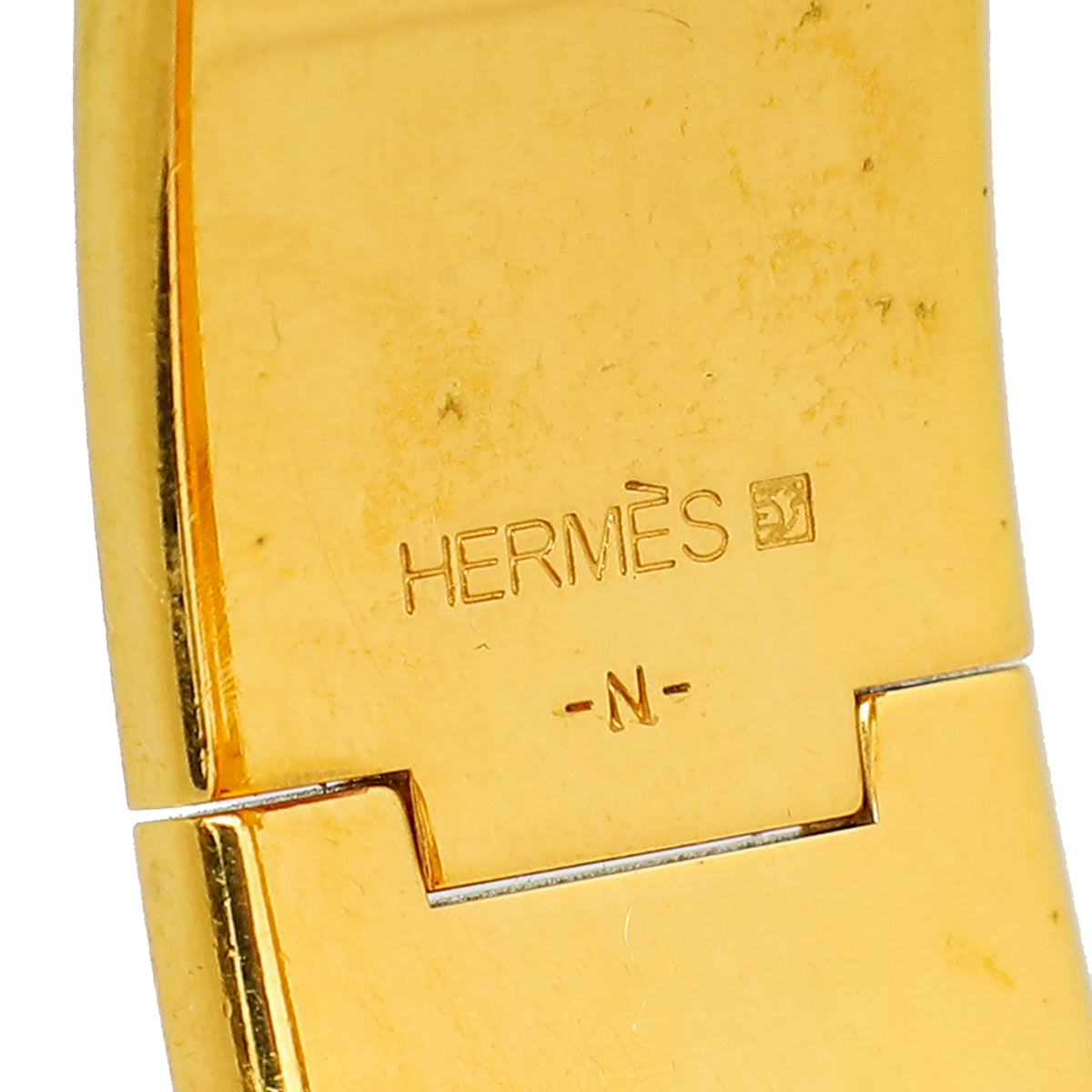 Hermes Noir Clic Clac GM Bracelet