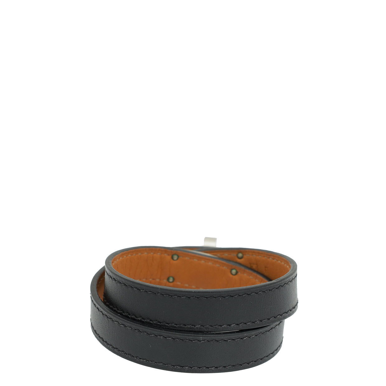 Hermes Black Kelly Double Tour Small Bracelet-Hermes-THE CLOSET