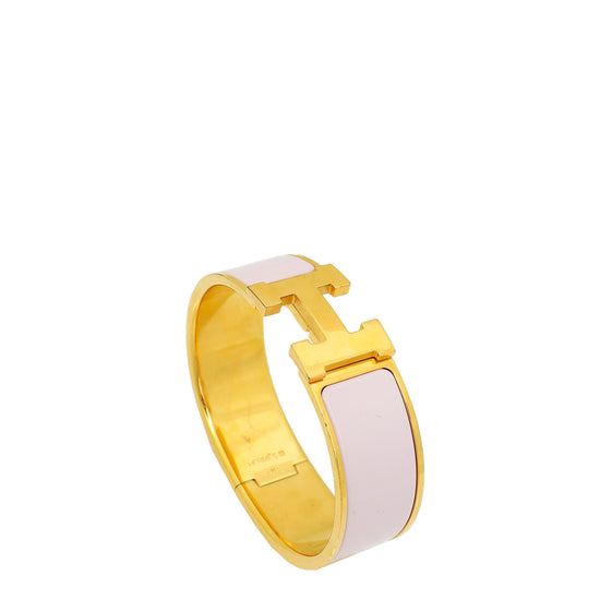 Hermes Light Pink Clic Clac H Bangle