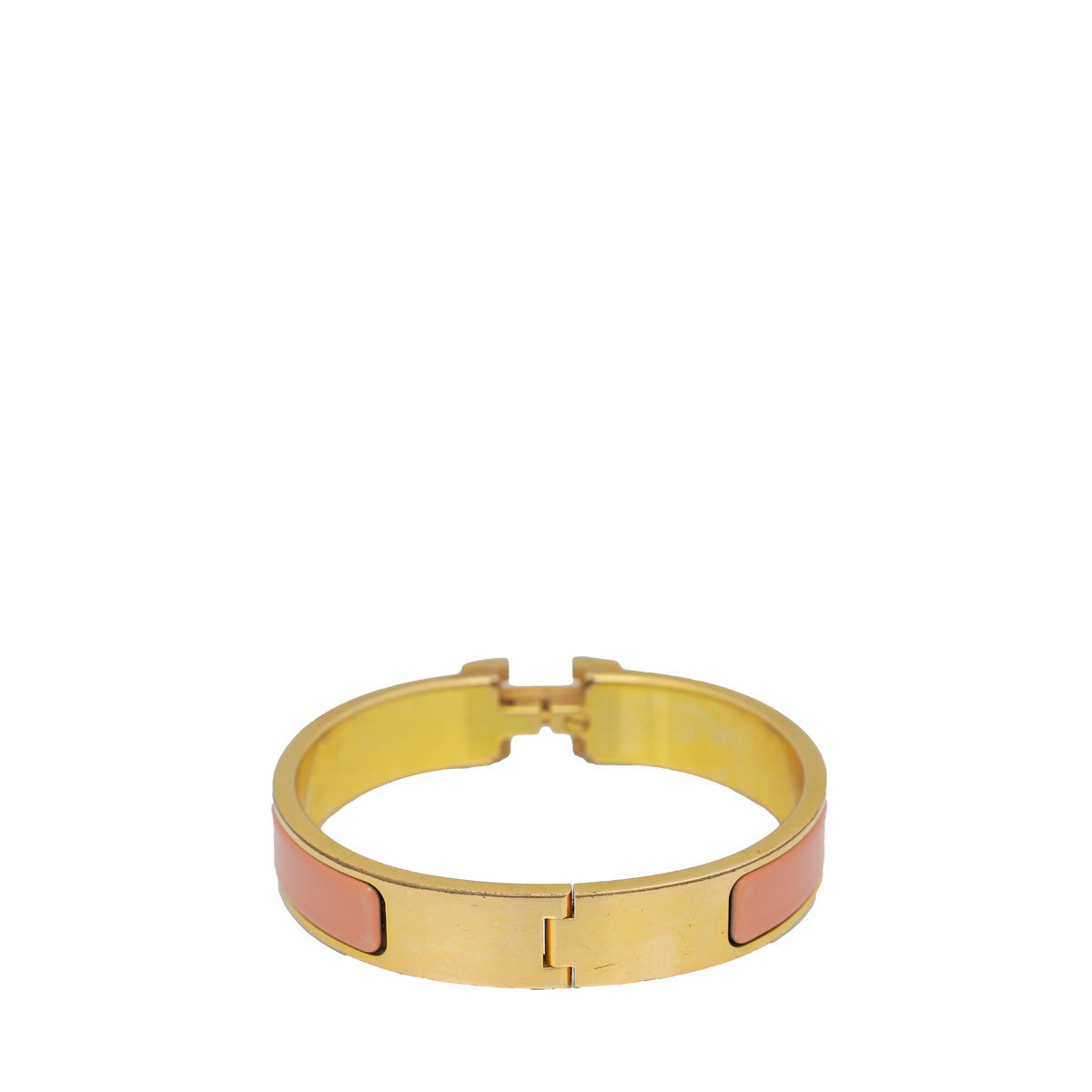 Hermes Orange Papaya Clic H GM Bracelet-Hermes-THE CLOSET