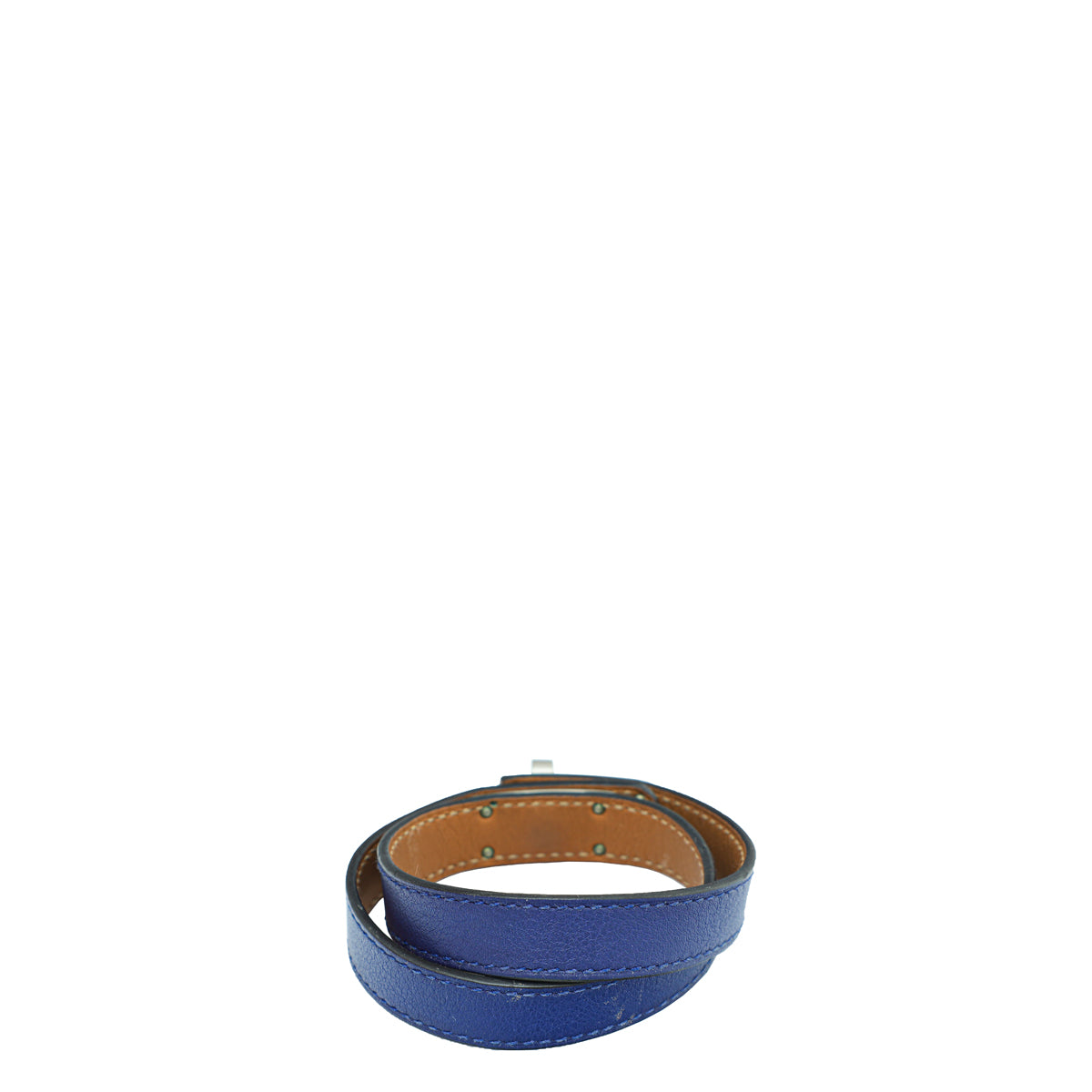 Hermes Blue Kelly Double Tour Medium Bracelet-Hermes-THE CLOSET