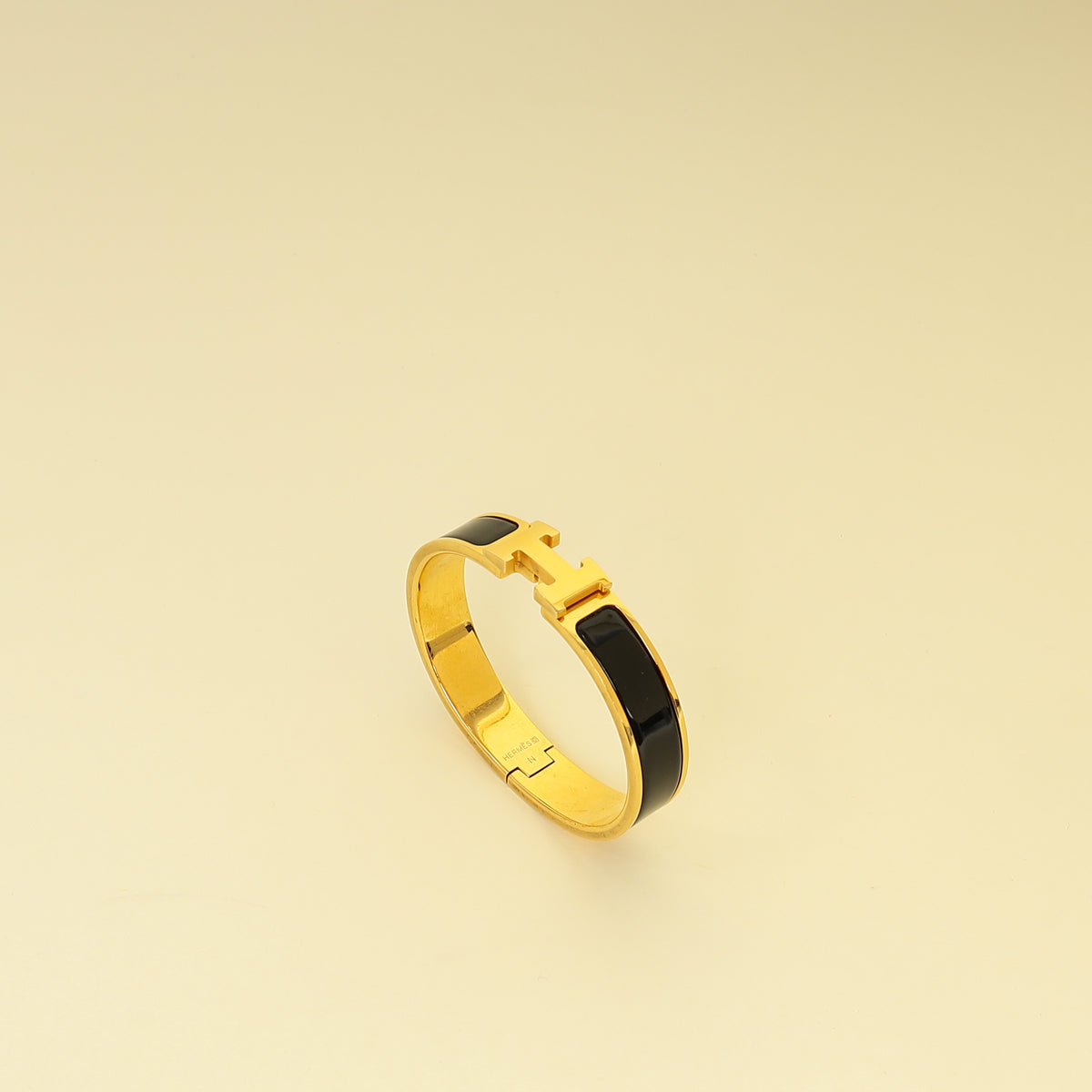 Hermes Noir Clic H PM Bracelet