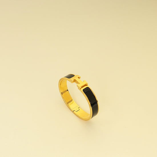 Hermes Noir Clic H PM Bracelet