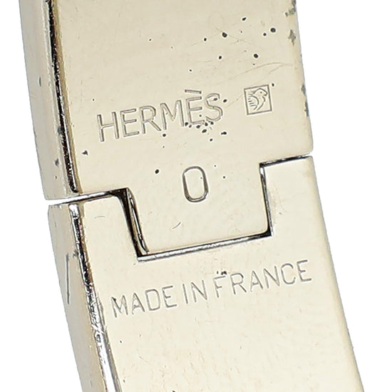 Hermes Blanc Clic H Bracelet