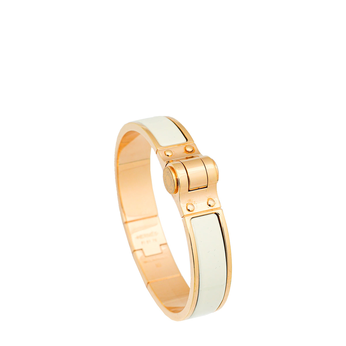 Hermes Craie Plain Hinge Bracelet-Hermes-THE CLOSET