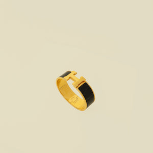 Hermes Black Clic Clac H Bracelet