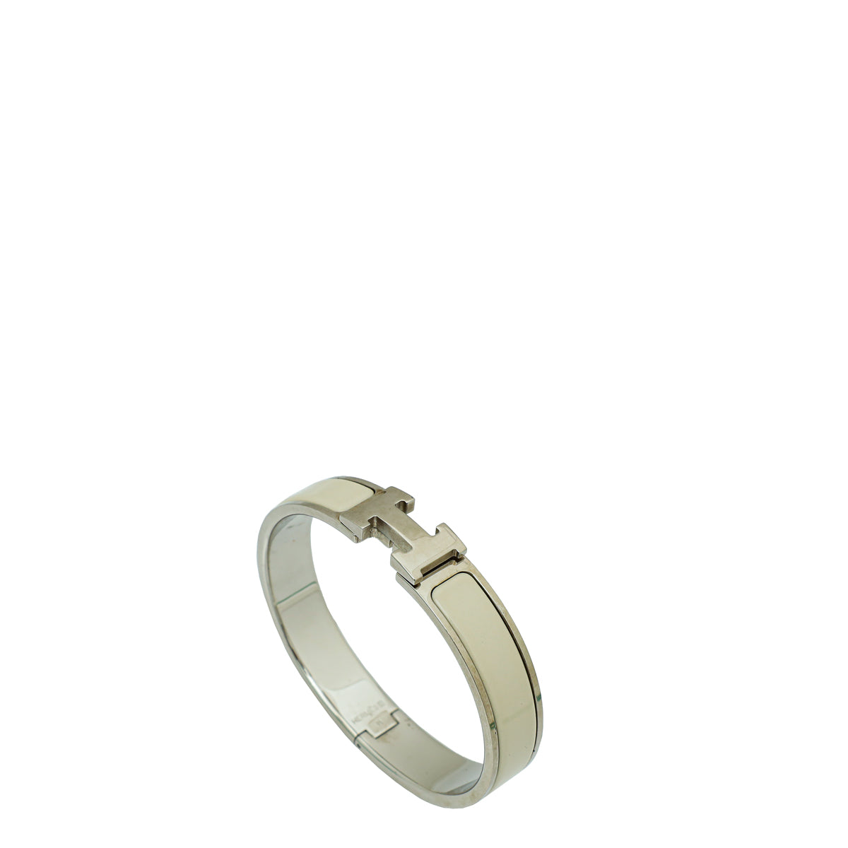 Hermes Blanc Clic H GM Bracelet-Hermes-THE CLOSET