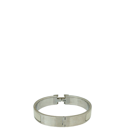 Hermes Blanc Clic H GM Bracelet