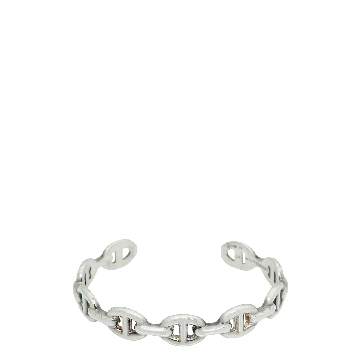 Hermes Silver Chaine d'ancre Enchainee Medium Model Bracelet