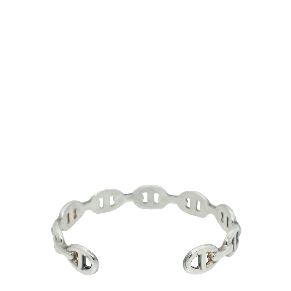 Hermes Silver Chaine d'ancre Enchainee Medium Model Bracelet