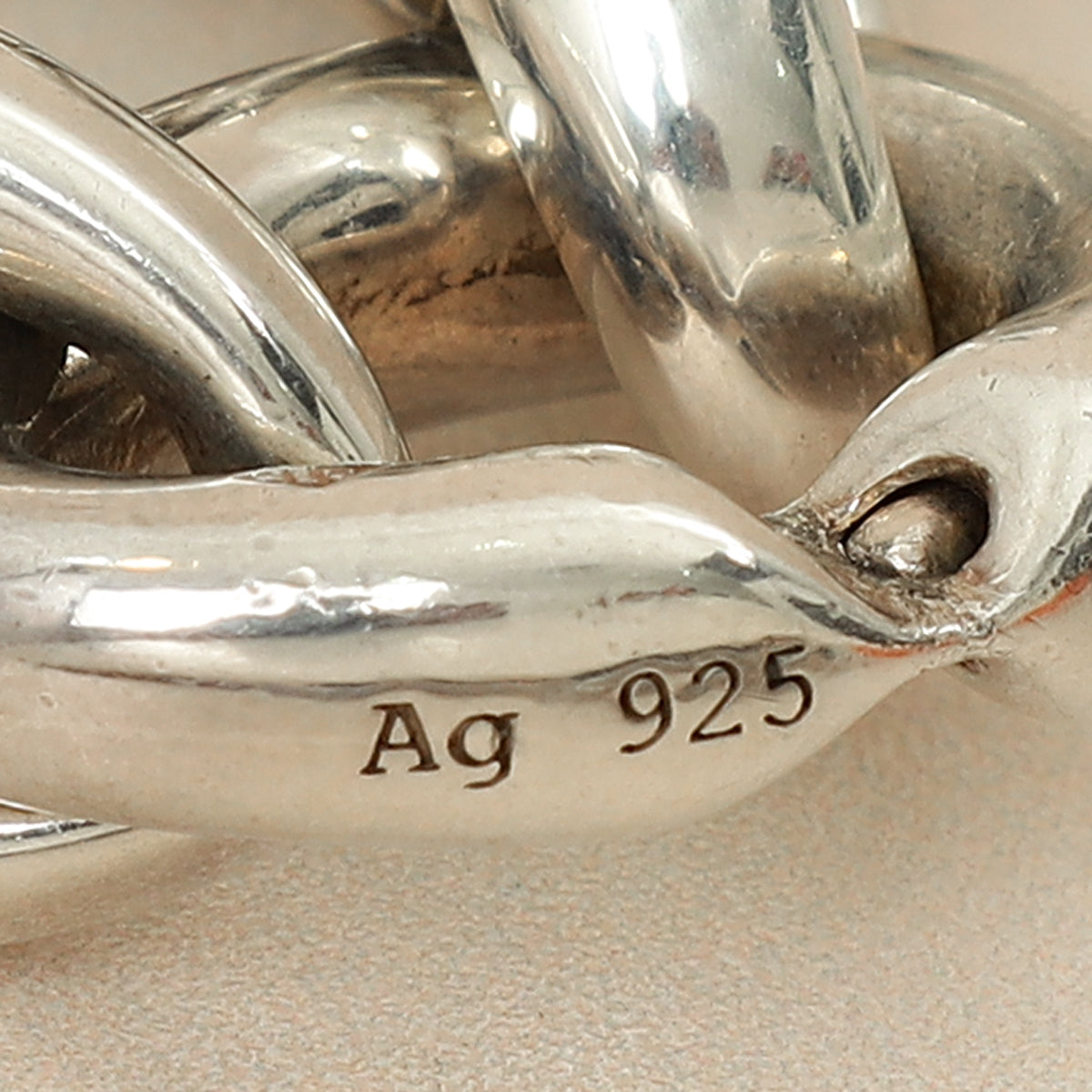 Hermes Silver Heavy Chain Links Bracelet-Hermes-THE CLOSET